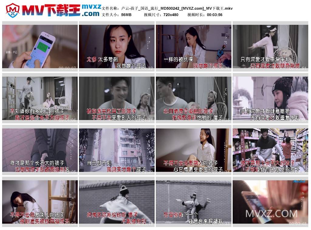 卢云-孩子_国语_流行_MD500242